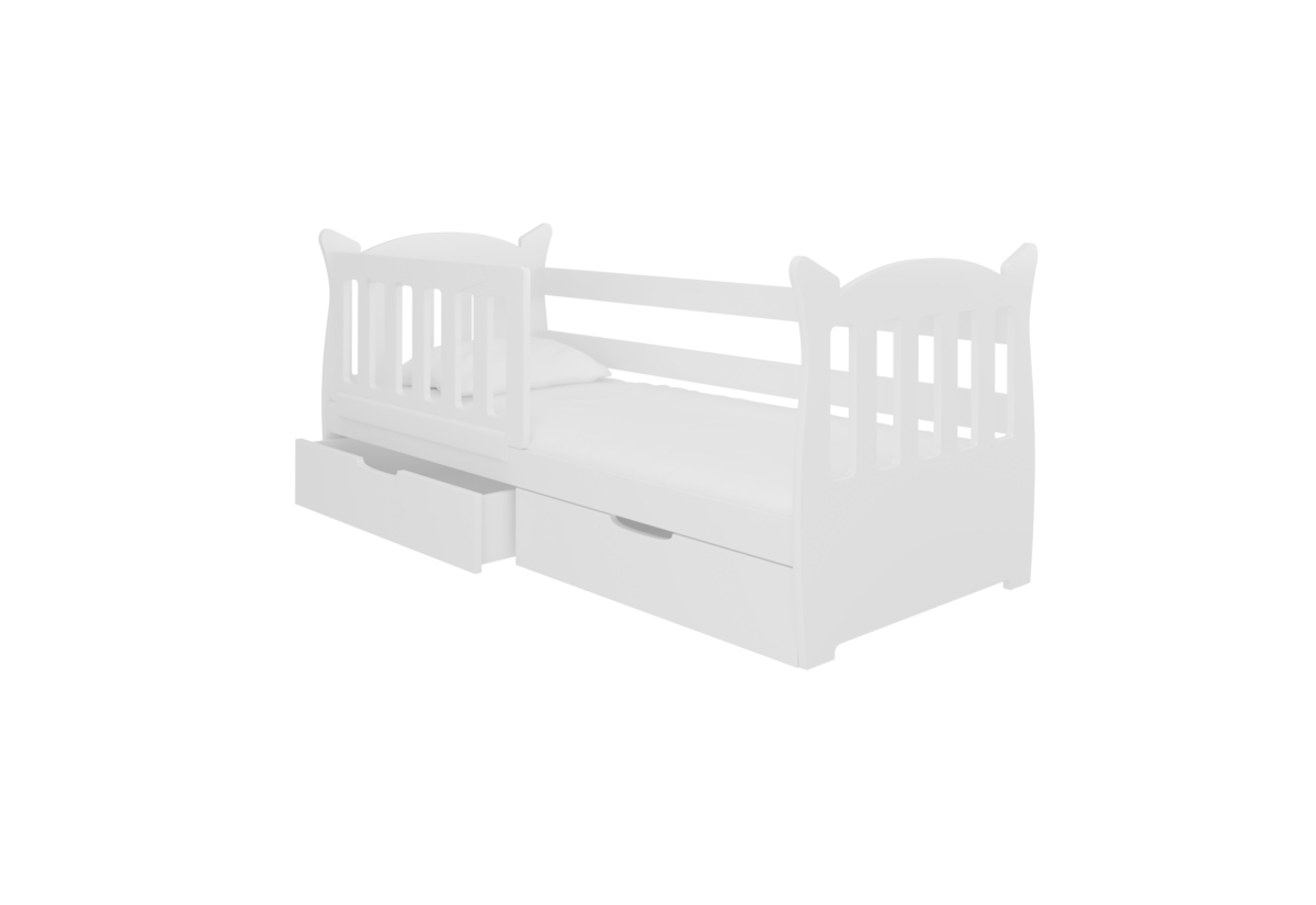 Supermobel Dětská postel LENA, 160x75, bílá