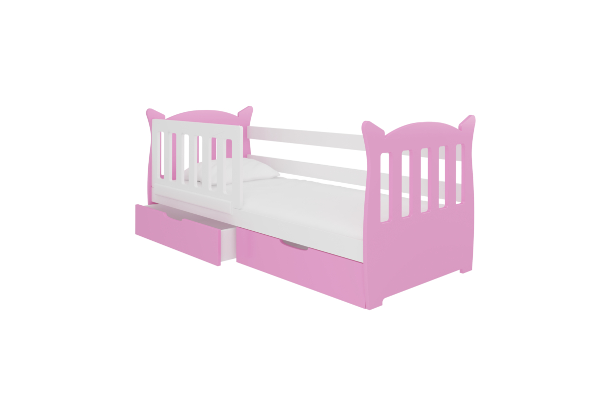 Supermobel Dětská postel LENA, 160x75, růžová