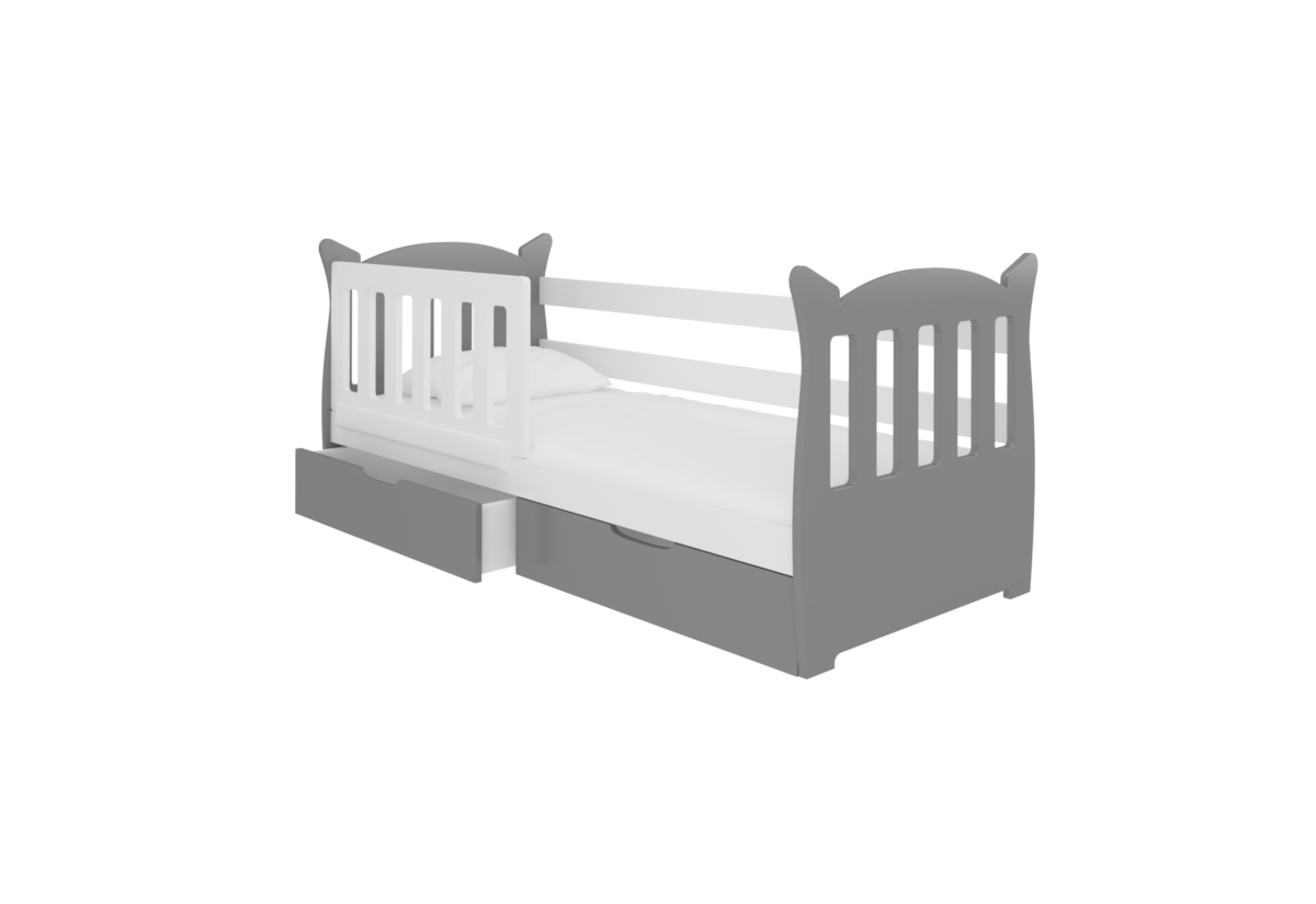 Supermobel Dětská postel LENA, 160x75, šedá