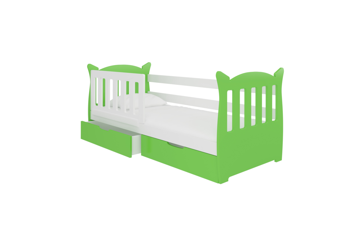 Supermobel Dětská postel LENA, 160x75, zelená