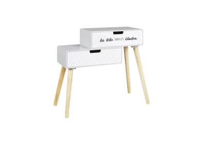 Dětský stolek BEDSIDE, 55x51x22, šedá