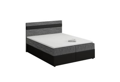 Čalouněná postel boxspring MODENA + topper