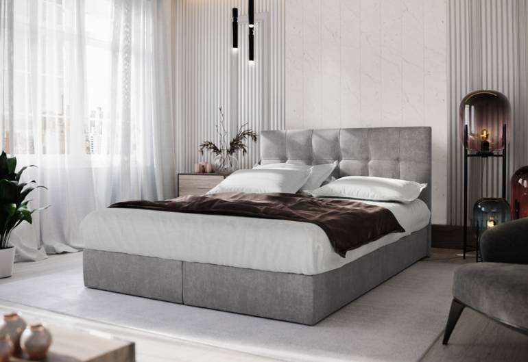 Čalouněná postel boxspring PORIO