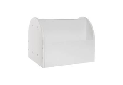 Úložný box WHITE, 37x30x30, bílá