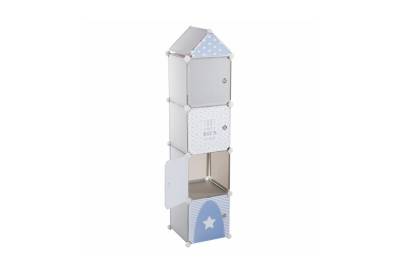 Úložné boxy COLUMN, 34x140x32, šedá