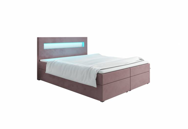 Čalouněná postel boxspring LOZE 3