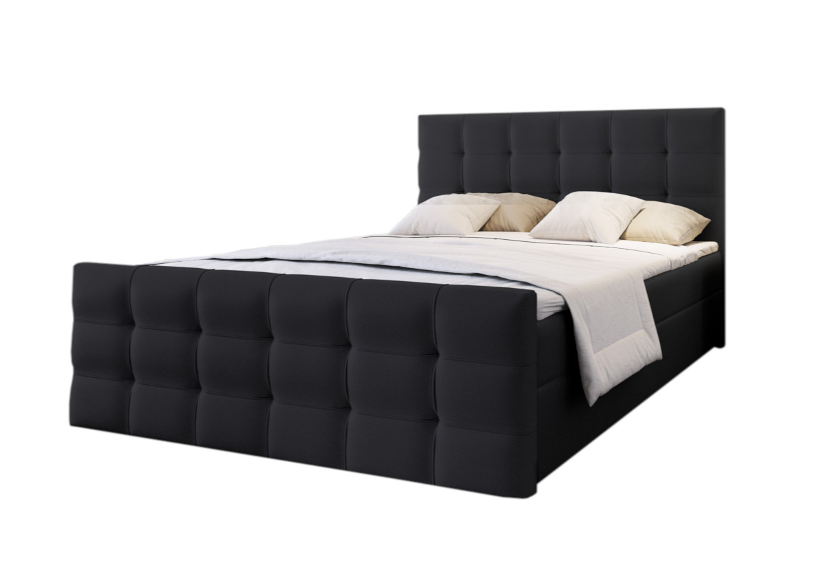 Supermobel Čalouněná postel boxspring AMON + topper, 160x200, Soft 11