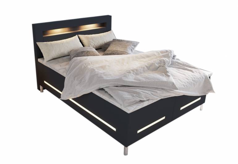 Čalouněná postel boxspring BENZ