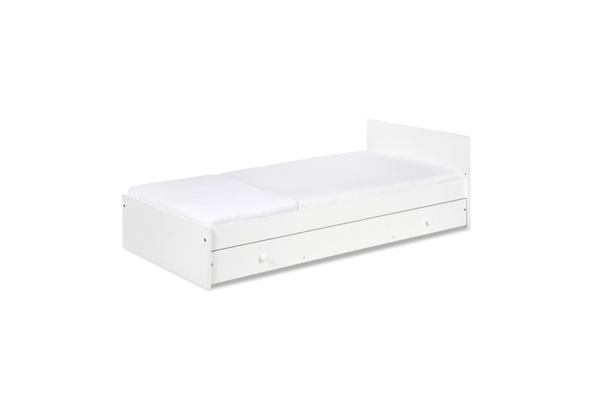 Supermobel Dětská postel s úložným prostorem KAROLINA,176x95x87, bílá