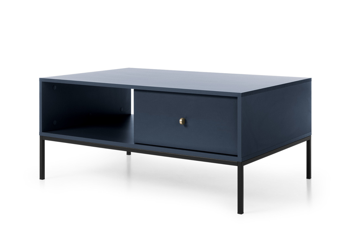 Supermobel Konferenční stolek MONO, 103,5x46,2x68, modrá