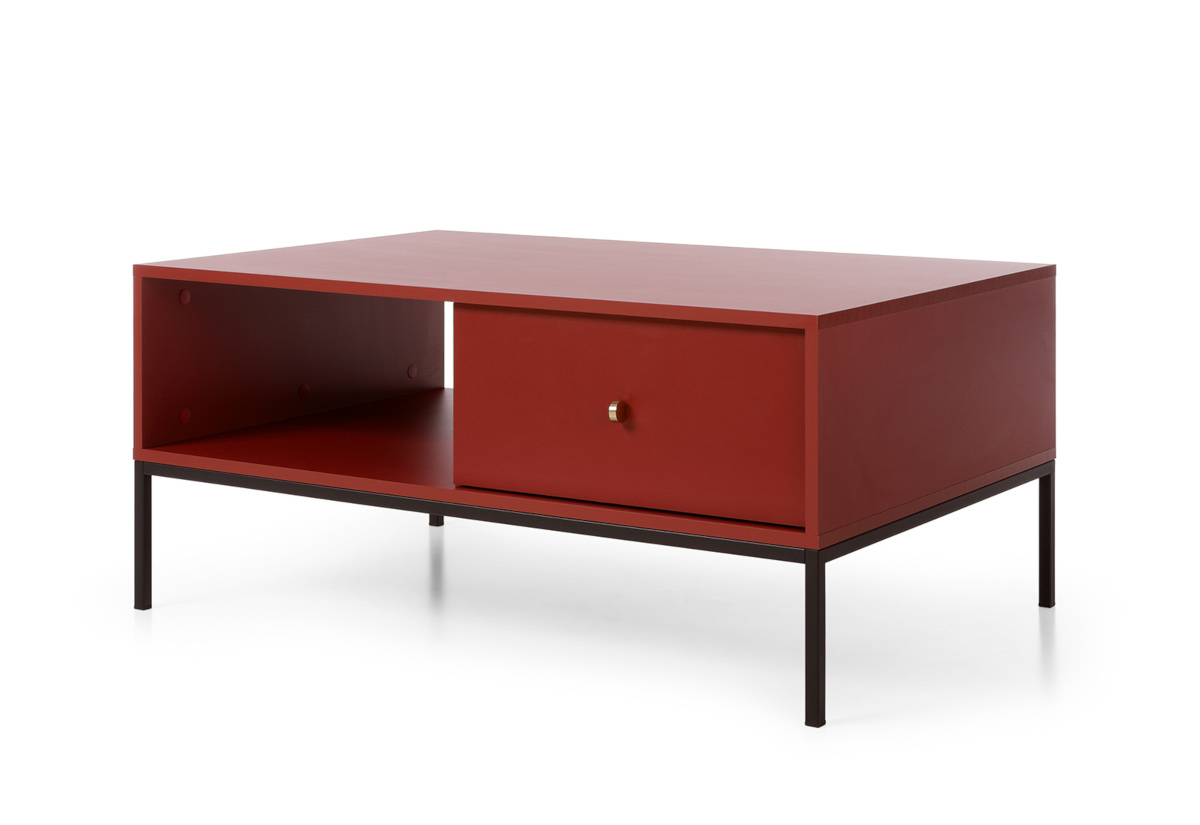 Supermobel Konferenční stolek MONO, 103,5x46,2x68, červená