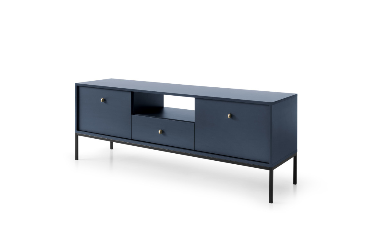 Supermobel TV stolek MONO, 153,4x56,2x39, modrá