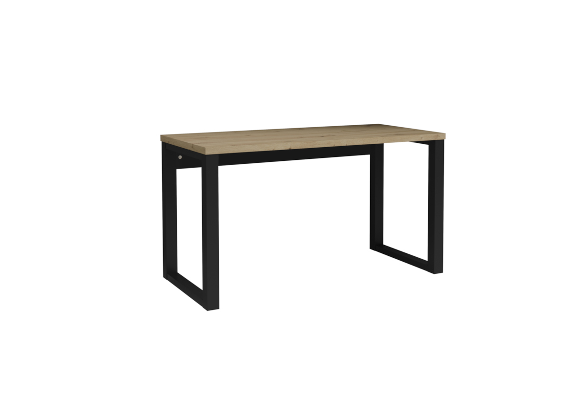 Supermobel Psací stůl MARO, 135x76,2x65, dub artisan/černá
