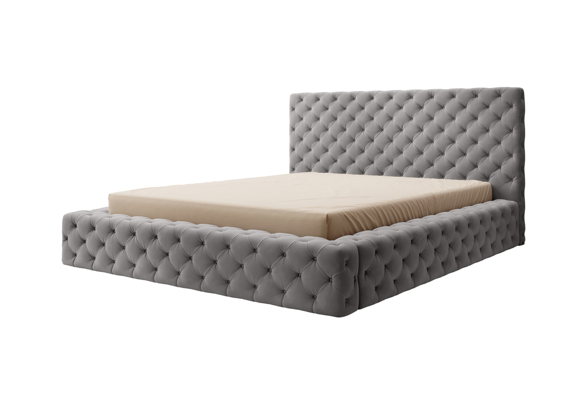 Supermobel Čalouněná postel PRINCCE + rošt + matrace COMFORT, 160x200, sola 06