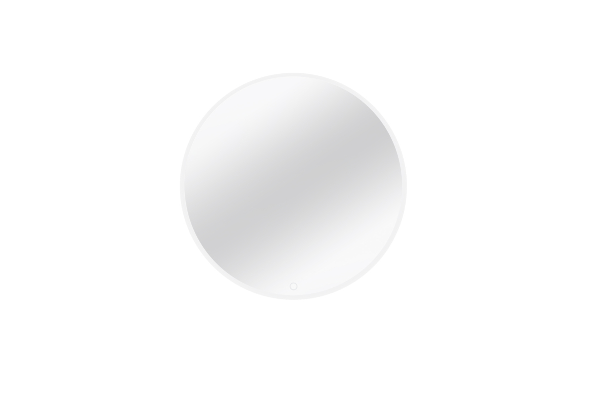 Supermobel Zrcadlo s osvětlením ELISTUL A, 60x60, bílá
