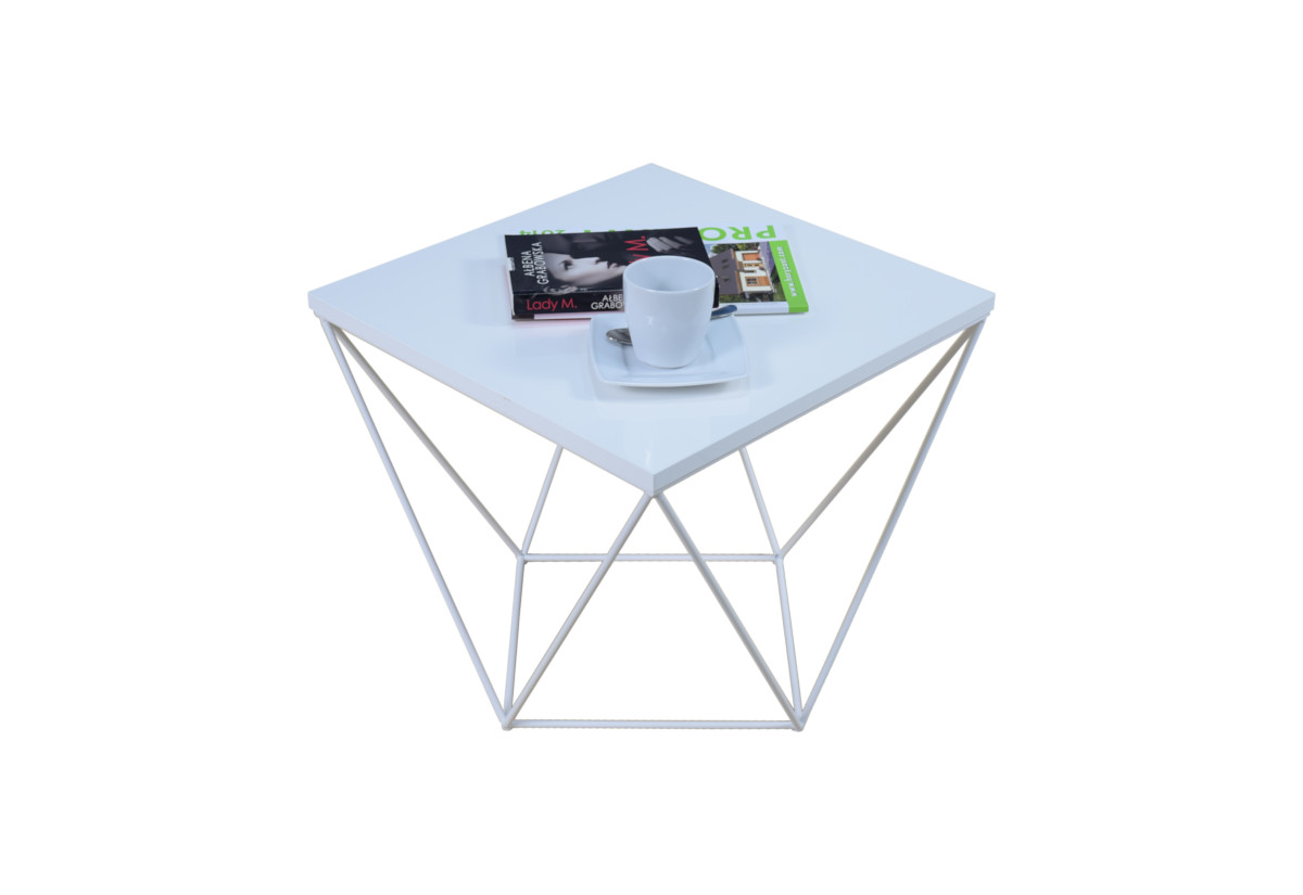 Supermobel Konferenční stolek DIANA, 50x45x50, bílá