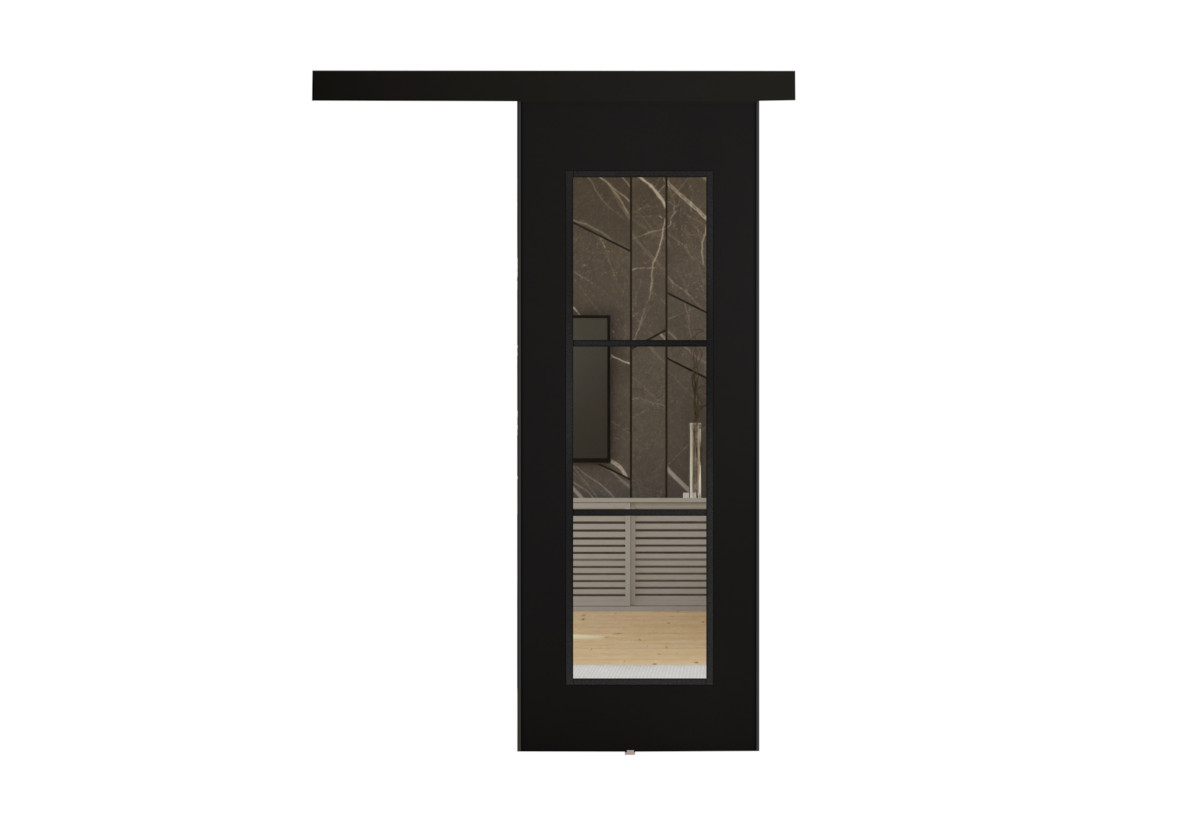 Supermobel Posuvné dveře TORI 60, 60x205, černá