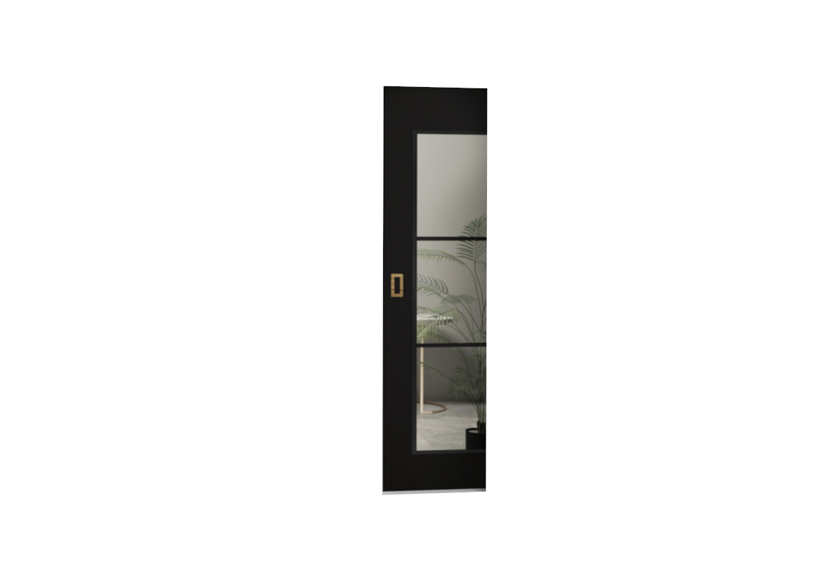 Supermobel Posuvné dveře EVO HUGO 70, 70x203, černá