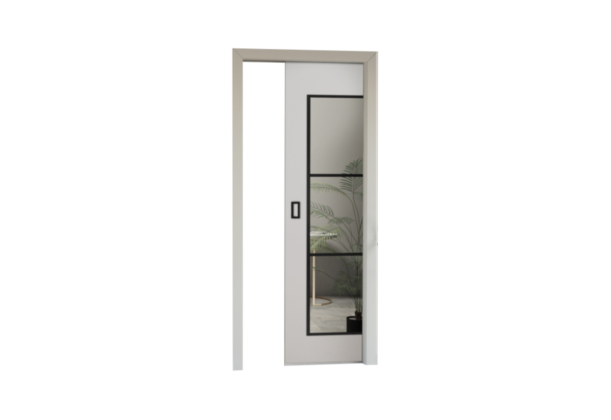 Supermobel Posuvné dveře EVO HUGO 70 + zárubeň, 70x209,7, bílá