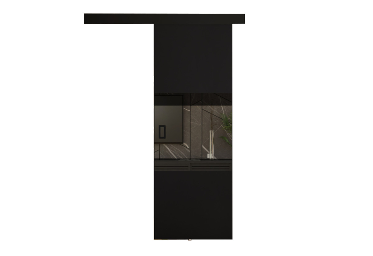 Supermobel Posuvné dveře LUMBA 60, 60x205, černá