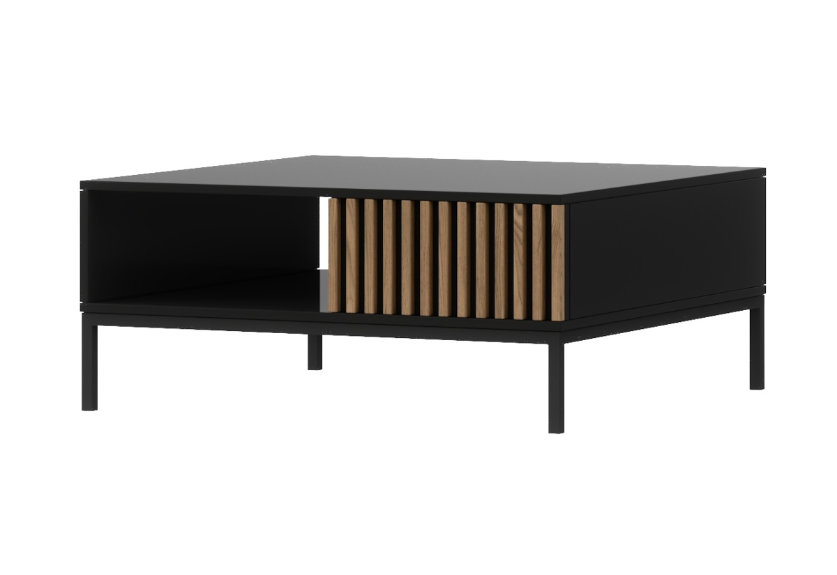 Supermobel Konferenční stolek MEORATI, 80x35x80, dub artisan/černá mat