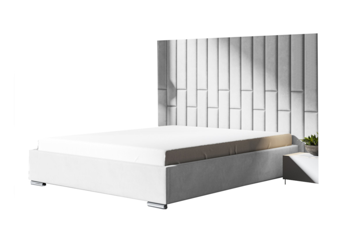 Supermobel Čalouněná postel 16 s panelem, 140x200, trinity 01